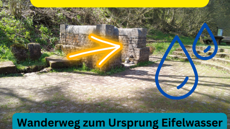 Eifel Wanderweg Römerkanal Urft.