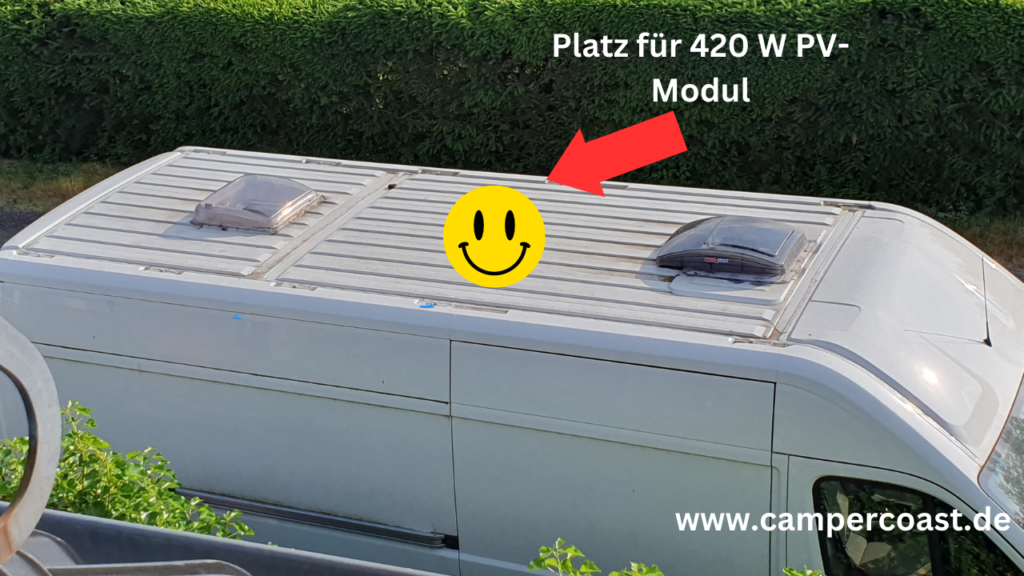 Citroen Jumper L4H2 normales Dach Solar PV-Modul aus Camper - Kastenwagen Montage Citroen Jumper L4H2 normales Dach Solar PV-Modul aus Camper - Kastenwagen Montage