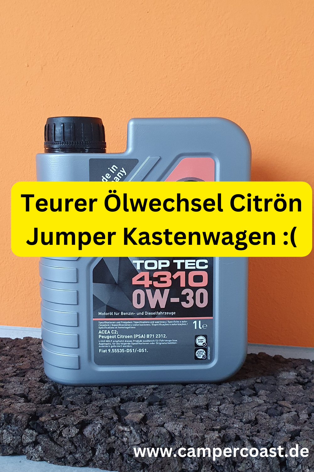 Teurer Ölwechsel Citrön Jumper Kastenwagen