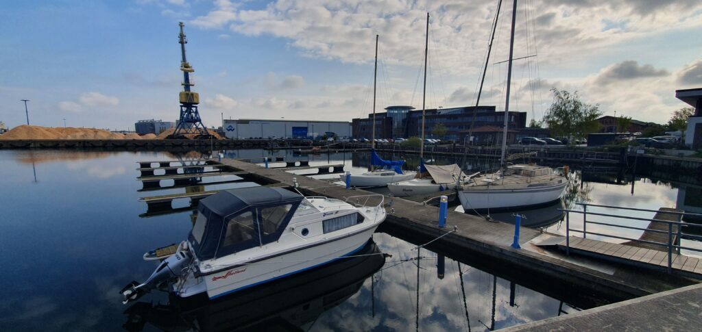 Kleiner Hafenbereich für kleine private Boote
