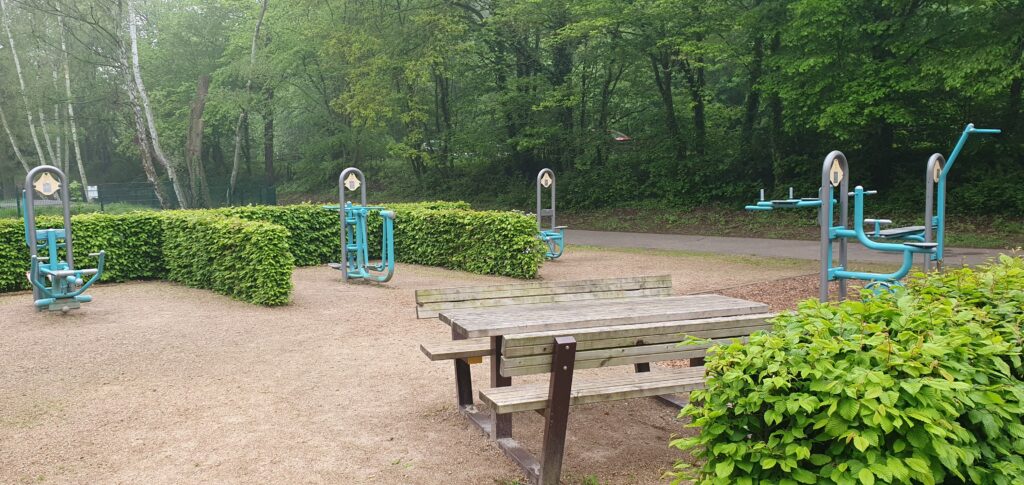Fitness und Training draussen in der Natur Fitness und Training draussen in der Natur