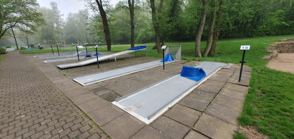 Minigolf Anlage im Park